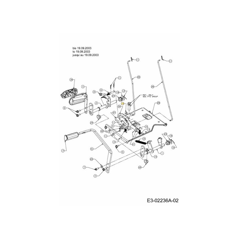RONDELLA PIANO 0,380 x0,880 x0,092 736-0262 ORIGINALE MTD