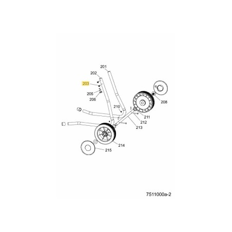 Vis L2 3.01.02.32.066R 7511189 ORIGINALE MTD | Newgardenstore.eu