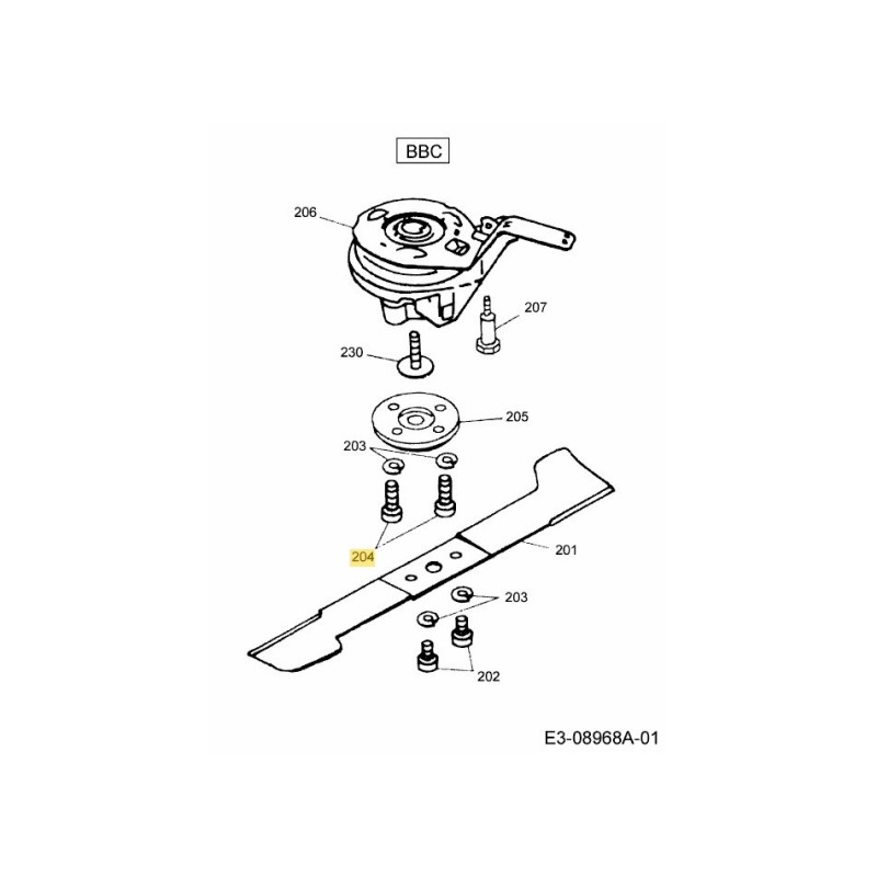 VIS M10X40 (SV4/SV4M) 0011422 ORIGINALE MTD