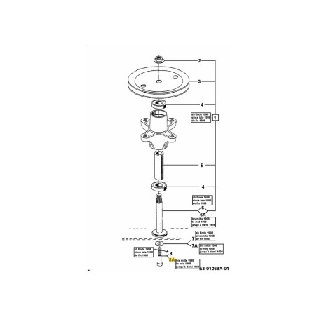 VIS HHCS:7/16-20:1.00:GR5HRS 710-0314 MONTÉE D'ORIGINE | Newgardenstore.eu