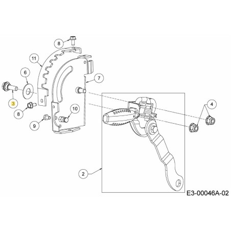 SCREW:HGT:ADJ 710-06526 ORIGINAL MTD | Newgardenstore.eu