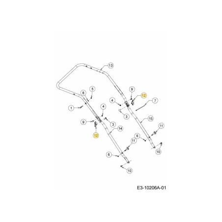 WING NUT 5/16-18:RED 720-04124 ORIGINAL MTD | Newgardenstore.eu