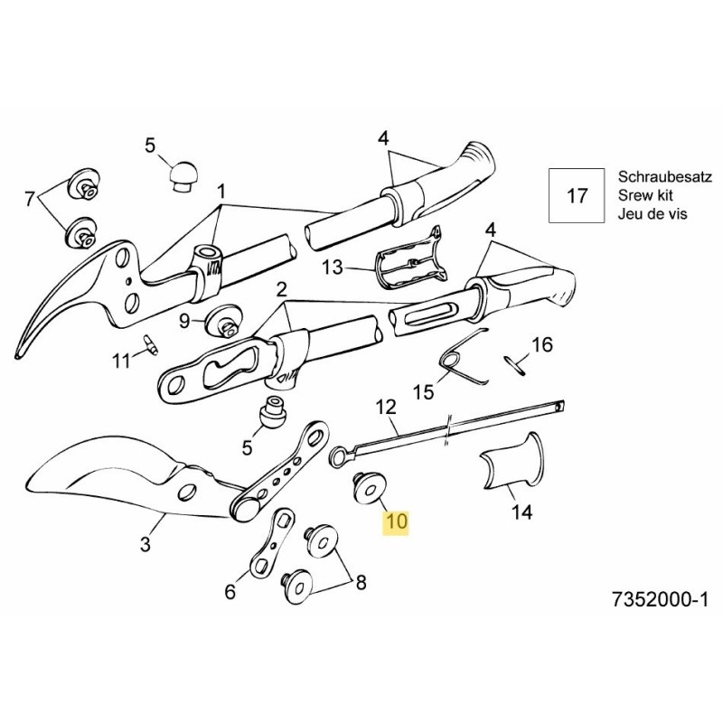 VITE 7254205 ORIGINALE MTD