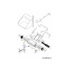 Entretoise AF-40001 ORIGINALE MTD