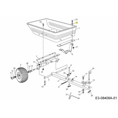 UNTERLEGSCHEIBE, 1/4 Std. WRT PLTD AF-43088 ORIGINAL MTD | Newgardenstore.eu