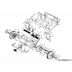 WASHER, FLAT .849x.598x.025 HT AF-44006 ORIGINAL MTD | Newgardenstore.eu