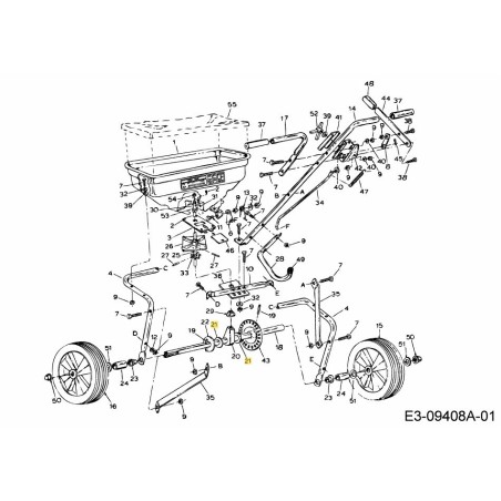 WASHER AF-44137 ORIGINAL MTD | Newgardenstore.eu