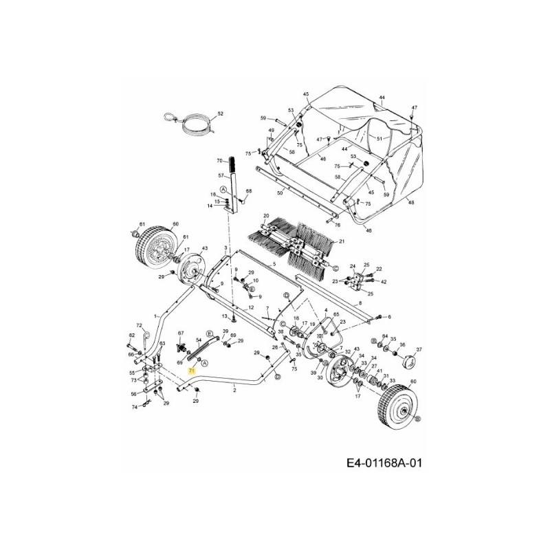 ARANDELA, ASPECTO DE DIENTE 5/16" DI AF-44732 ORIGINAL MTD