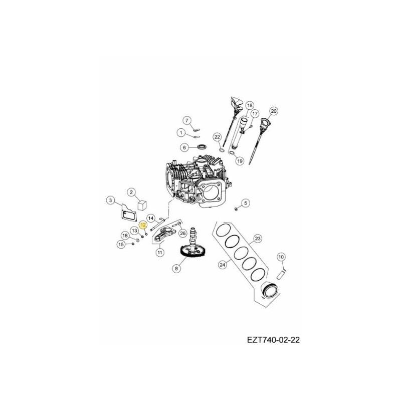 RONDELLA, PIATTA 11/32" KH-009433 ORIGINALE MTD