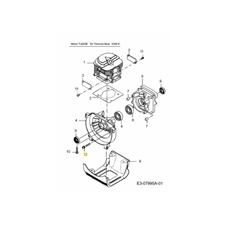 Vis KM-018744 ORIGINALE MTD | Newgardenstore.eu