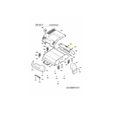 VIS M5X12-WN1352-10.9 0012606 ORIGINALE MTD | Newgardenstore.eu