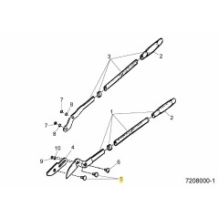 COJINETE 7208202 ORIGINAL MTD