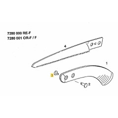 DADO HGE M6 7280200 ORIGINALE MTD