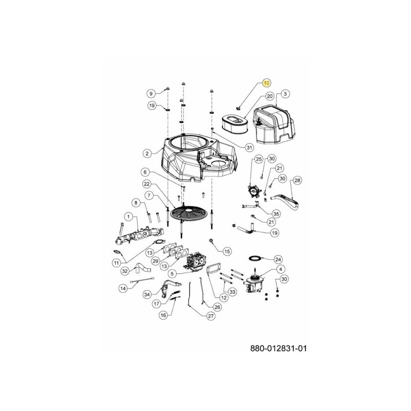DADO AD ALETTE M-10 712-06841 ORIGINALE MTD