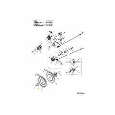 Rondella, semplice, 8 mm 736-0112 ORIGINALE MTD