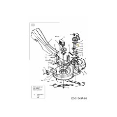 RONDELLA PIATTO 0,401X0,827X0,066 736-3050 ORIGINALE MTD