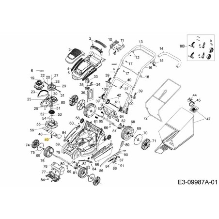 SCREW M8X1.25 092.64.471 ORIGINAL MTD | Newgardenstore.eu