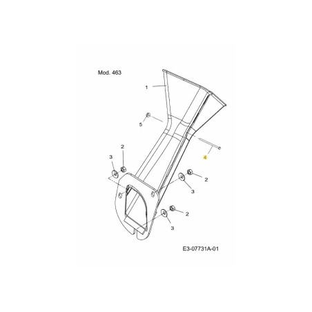 STUD M6-1X110 GR8.8 710-05101 ORIGINAL MTD | Newgardenstore.eu