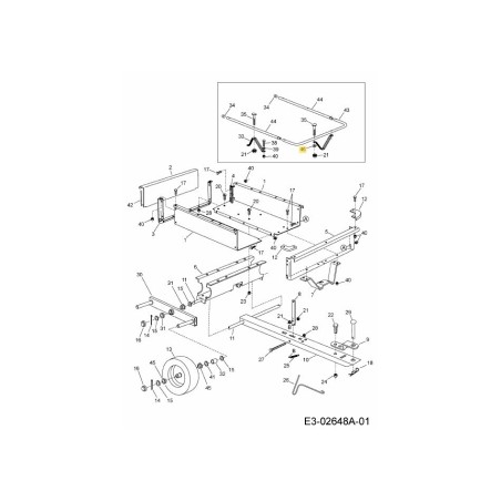 UNTERLEGSCHEIBE, 5/16" STD WRT PLTD AF-43081 ORIGINAL MTD | Newgardenstore.eu