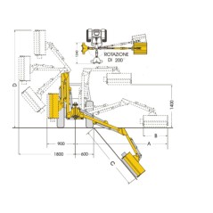 Decespugliatore idraulico CON braccio BS72 PROCOMAS potenza 25/35 Hp SOLO BRACCIO | Newgardenstore.eu