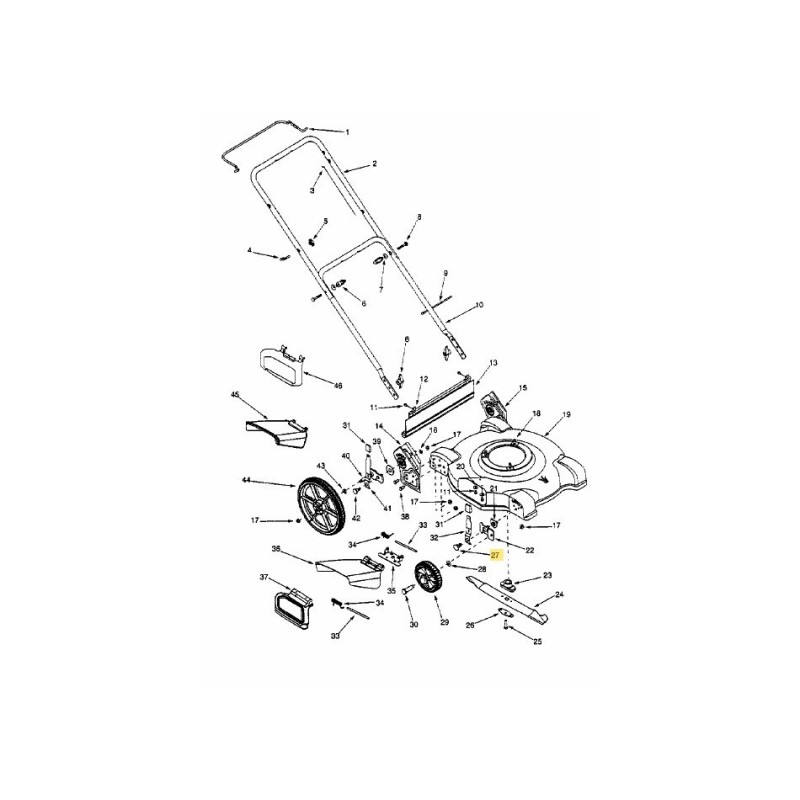 Vis à épaulement 738-1126 d'origine MTD