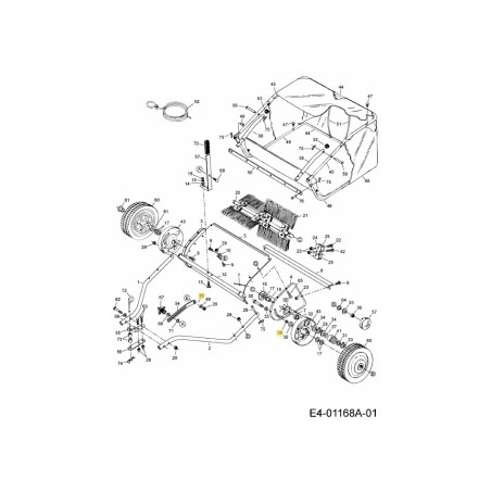 Abstandsschalter-Umschalttaste AF-23400 Original MTD | Newgardenstore.eu