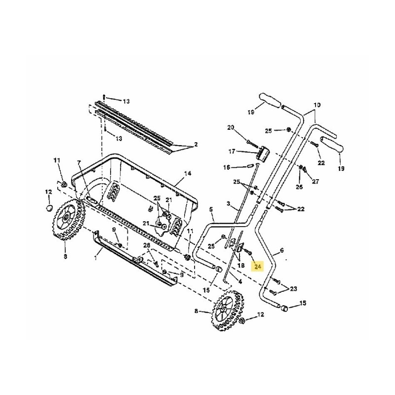 SCREW TRUSS HD MACH AF-43346 ORIGINAL MTD