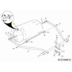 Bouchon AF-49467 d'origine MTD | Newgardenstore.eu