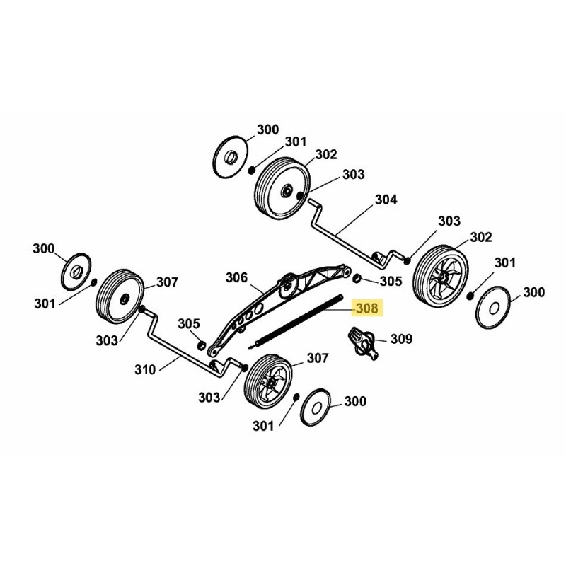 Molla di tensione 4970112 ORIGINALE MTD Molla di tensione 4970112 ORIGINALE MTD