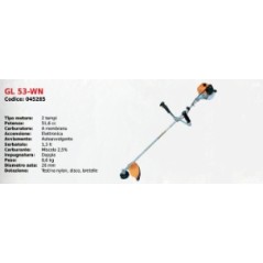 Dual handle brushcutter GL53-WN GREEN LINE with 2T 51.6 cc engine