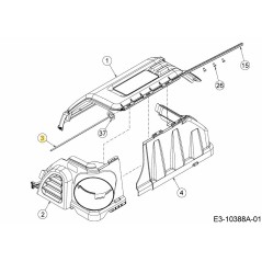 Scharnierstift 711-06701 Original MTD | Newgardenstore.eu