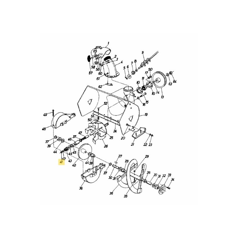 ÉCROU : HEXLK : 5/16-24 : GRB : CTRLK 712-0237 ORIGINAL MTD