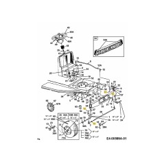 Mutter: Sechskantmutter: 3/8-24: GR2: CTRLK 712-0262 Original MTD