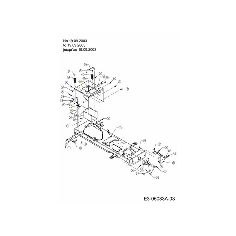 Mutter: Sechskant: 7/16-20: GR2 712-0378 Original MTD