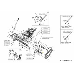 SCANALATURA PULEGGIA MOZZO 718-04836 ORIGINALE MTD | Newgardenstore.eu