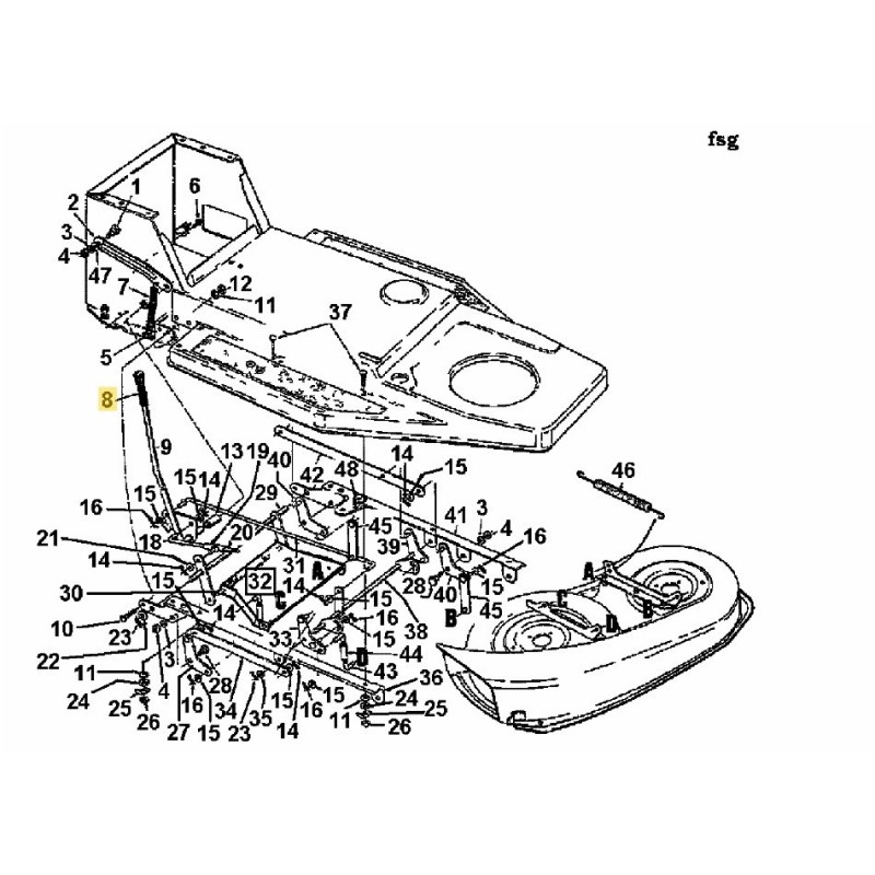IMPUGNATURA .5 ID x 3.45 720-0223 ORIGINALE MTD