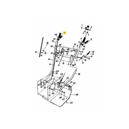 AGARRE DE VINILO 731-0473 ORIGINAL MTD | Newgardenstore.eu