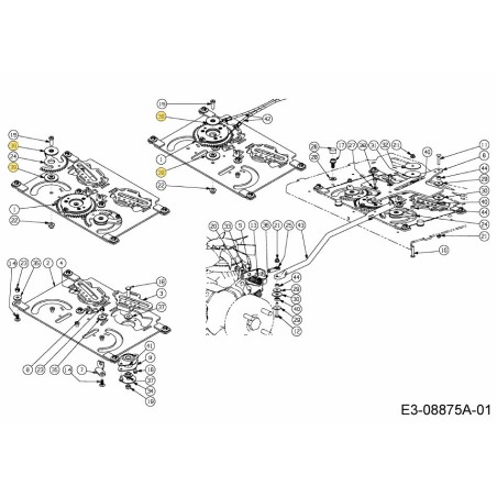 Abstandshalter Schulter 738-04453 ORIGINAL MTD | Newgardenstore.eu