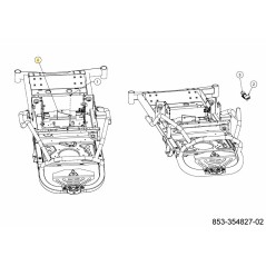 SUPPORT DE BATTERIE À TIGE 747-11699A-S ORIGINAL MTD | Newgardenstore.eu