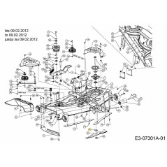 Polea espaciadora 748-3101A ORIGINAL MTD | Newgardenstore.eu