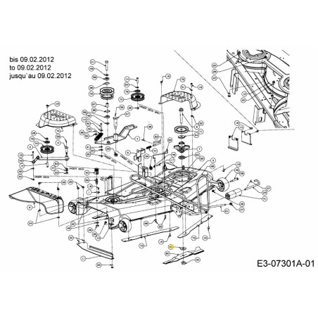 Polea espaciadora 748-3101A ORIGINAL MTD | Newgardenstore.eu