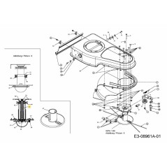 Puleggia distanziatrice 750-1279 ORIGINALE MTD