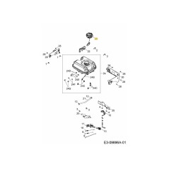 RÉSERVOIR DE CARBURANT ENSEMBLE 751-15172 ORIGINAL MTD | Newgardenstore.eu