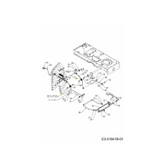 RECRUTEMENT PULLEY DECK 756-1154 ORIGINAL MTD