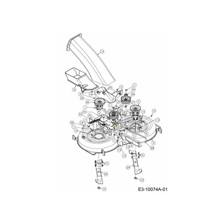 SOPORTE:MT:CINTURÓN:KEPR:K46 783-09362 MTD ORIGINAL | Newgardenstore.eu