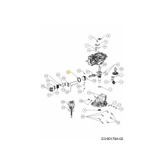 SET DI ANELLI PISTONE 751-16166 ORIGINALE MTD | Newgardenstore.eu