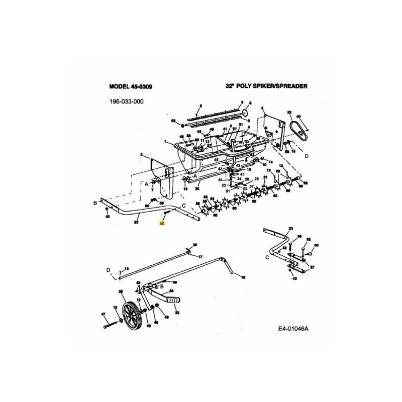 BOLT-TORX HD AF-43224 ORIGINAL MTD