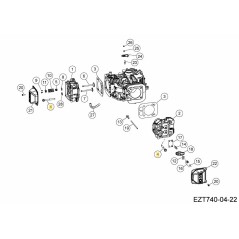 SCREW, FLG M10X1.5X90 KH-007204 ORIGINAL MTD