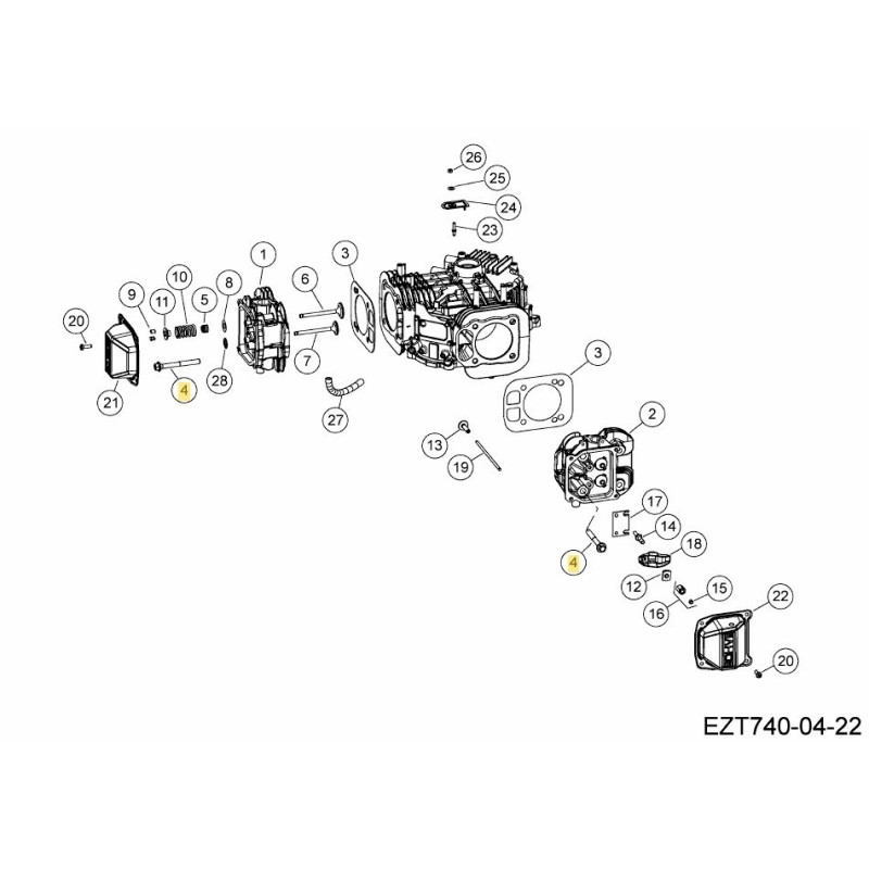 SCREW, FLG M10X1.5X90 KH-007204 ORIGINAL MTD