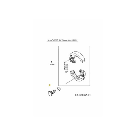 PIN, CLUTCH KM-016152 ORIGINAL MTD | Newgardenstore.eu